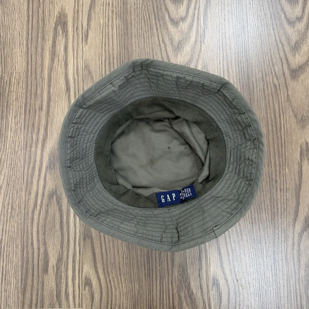 Vintage GAP Hat Mens Size S/M Green Plaid Check Y2K 90s Bucket Hat Preppy Retro - Picture 6 of 11